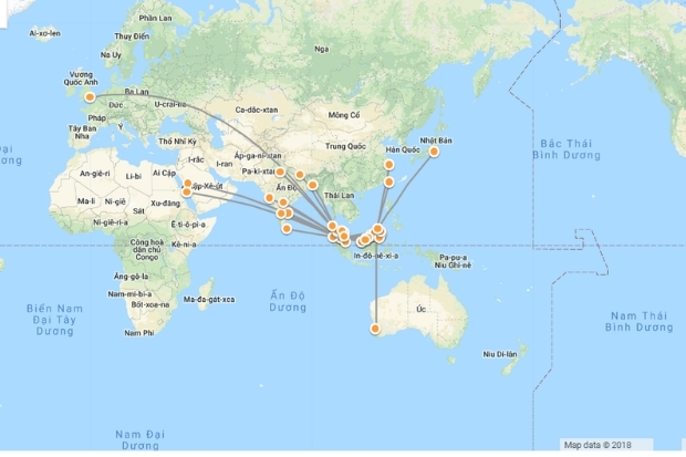  V&eacute; m&aacute;y bay Malaysia Airlines với những chặng bay phổ biến nhất