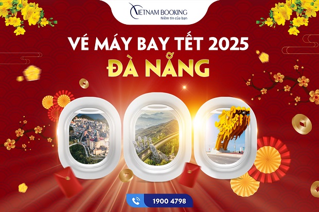 vé máy bay Tết 2025 đi Đà Nẵng