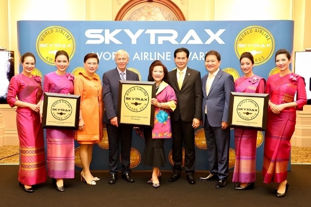 Thai Airways nhận giải thưởng Skytrax khẳng định chất lượng khi mua v&eacute; m&aacute;y bay Thai Airways