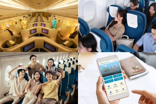 C&aacute;c hạng ghế đa dạng từ phổ th&ocirc;ng đến thương gia tr&ecirc;n chặng S&agrave;i G&ograve;n Hải Ph&ograve;ng