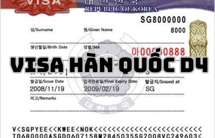 Visa D4 Hàn Quốc