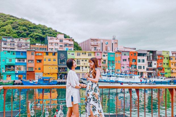 Cơ Long Đài Loan - Khu nhà màu sắc Masahama 