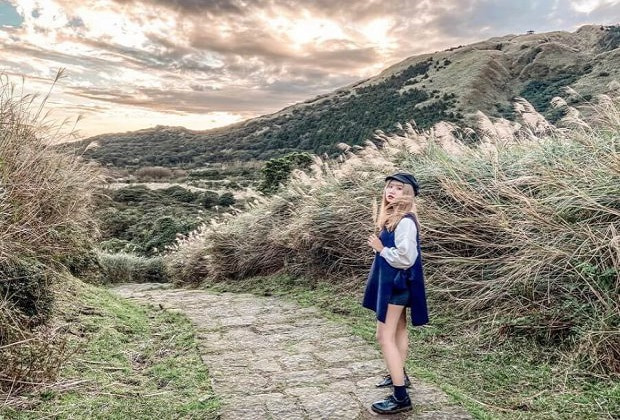 công viên yangmingshan đài loan - cánh đồng hoa cỏ lau