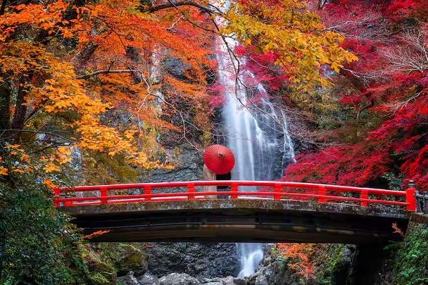 Địa điểm check in Osaka - C&ocirc;ng vi&ecirc;n Mino Park
