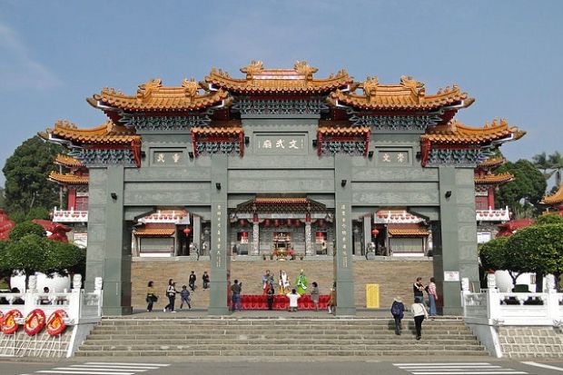 Hồ Nhật Nguyệt Đ&agrave;i Loan - Miếu Văn V&otilde;