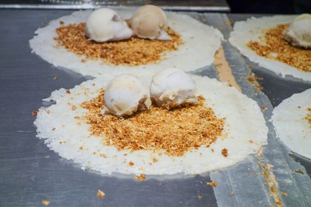 Khám phá Tân Đài Bắc - Kem cuộn đậu phộng A-Zhu