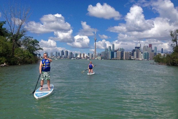 ván chèo Sup khám phá Toronto