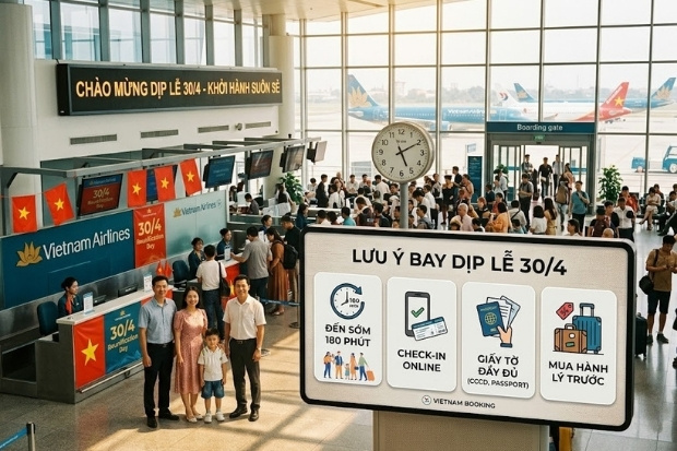 V&eacute; m&aacute;y bay 30/4 - Những lưu &yacute; quan trọng khi bay v&agrave;o dịp lễ