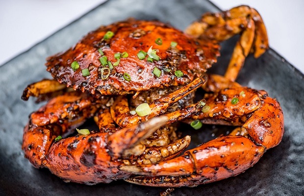 du lịch campuchia mùa thu - Cua rán tiêu đen 