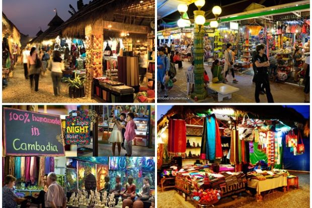 Du lịch Campuchia Siêm Riệp - Chợ đêm