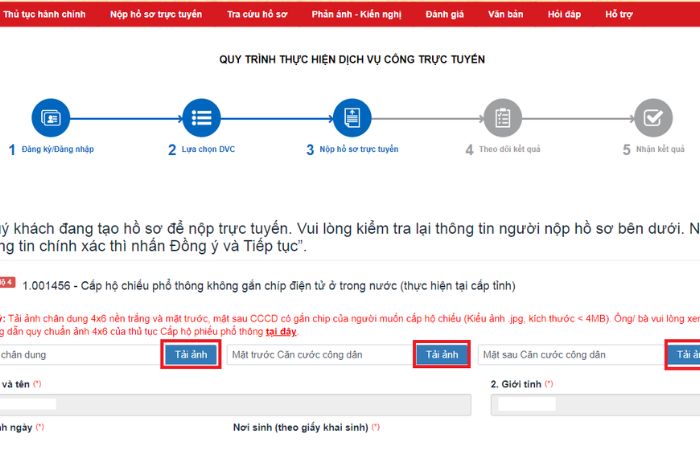Thủ tục chi tiết l&agrave;m hộ chiếu passport online