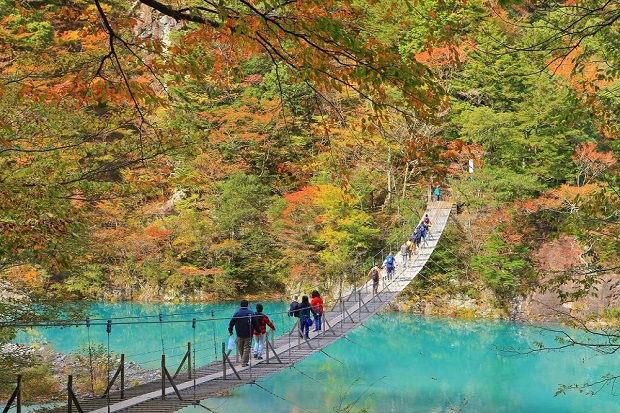 Ngôi làng cổ tích Yufuin - Cầu treo Yume