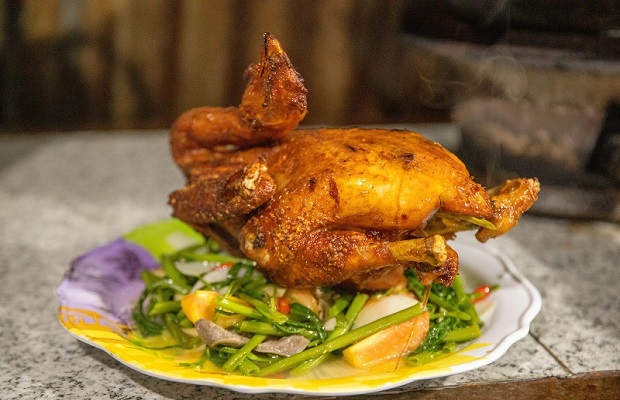 thị trấn kampot - Gà đốt