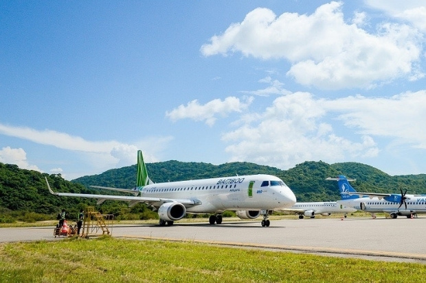 V&eacute; m&aacute;y bay C&ocirc;n Đảo hiện đang được h&atilde;ng h&agrave;ng kh&ocirc;ng Bamboo Airways khai th&aacute;c 