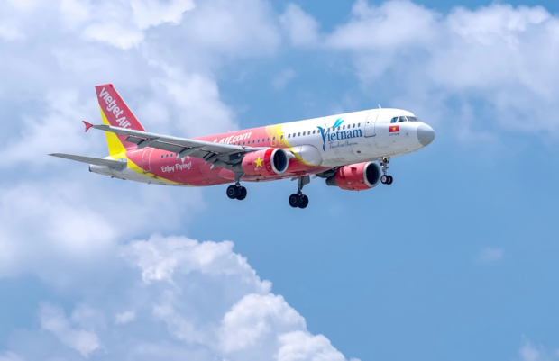 m&aacute;y bay Vietjet khởi h&agrave;nh đi C&ocirc;n Đảo 