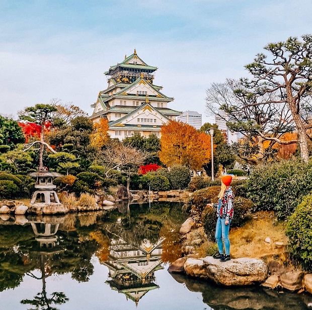 vé máy bay đi Osaka