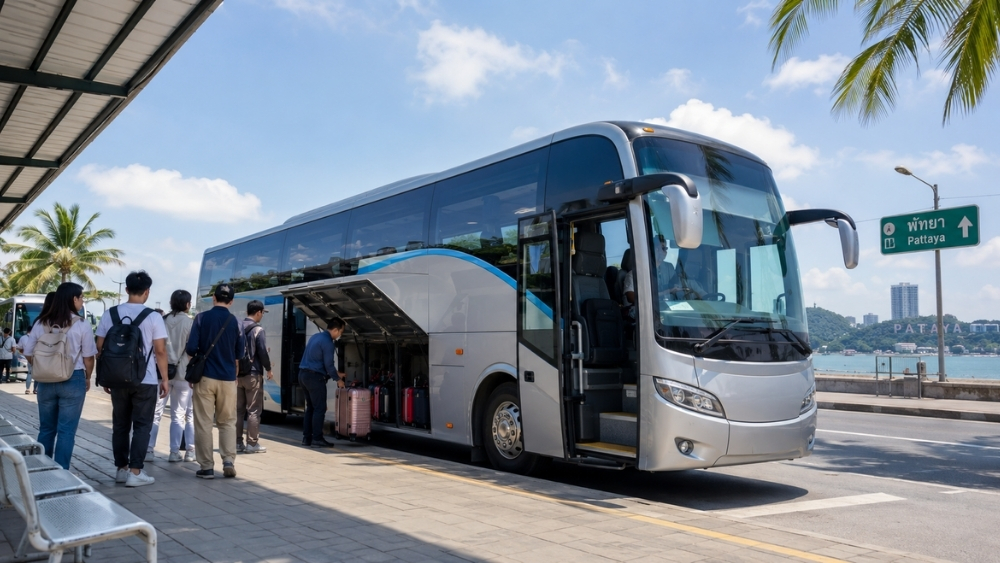 xe bus từ Bangkok về Pattaya