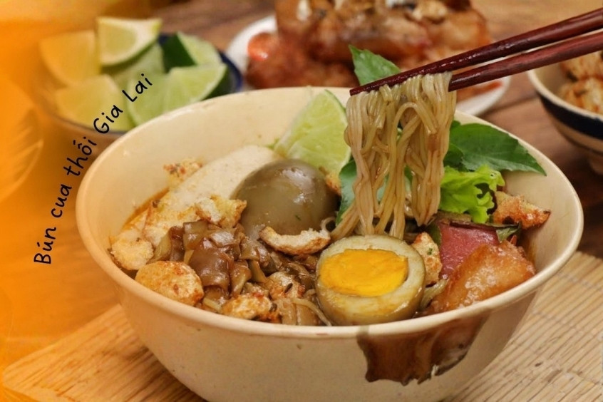 B&uacute;n cua thối Gia Lai - Đặc sản nổi tiếng của phố n&uacute;i Pleiku