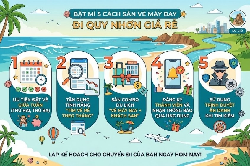Săn v&eacute; m&aacute;y bay đi Quy Nhơn gi&aacute; rẻ tại Vietnam Booking