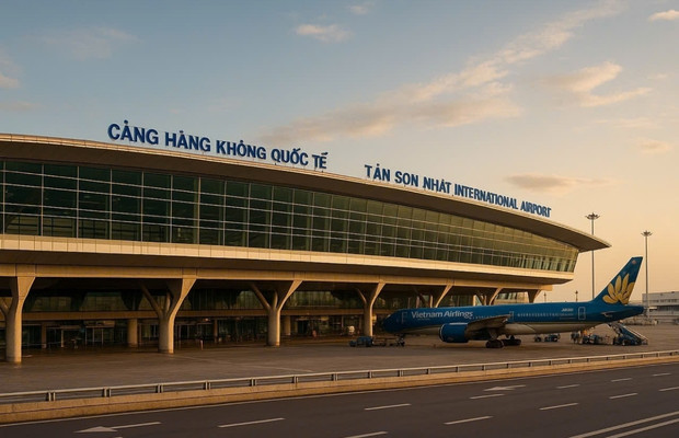 Khu vực nh&agrave; ga hiện đại tại S&acirc;n bay quốc tế T&acirc;n Sơn Nhất