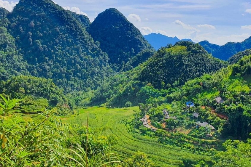 Khu bảo tồn thi&ecirc;n nhi&ecirc;n P&ugrave; Lu&ocirc;ng tại Thanh H&oacute;a,&nbsp;nổi tiếng với vẻ đẹp hoang sơ v&agrave; c&aacute;c thửa ruộng bậc thang