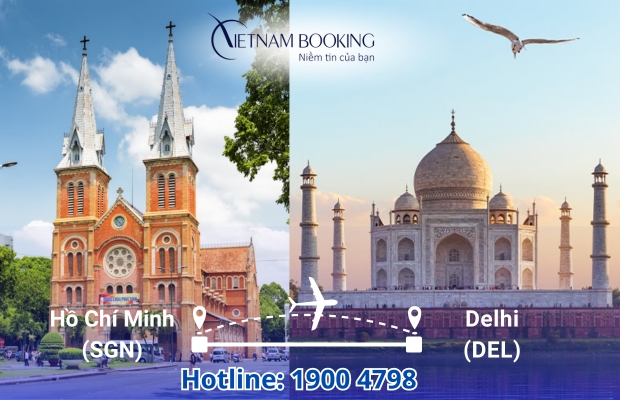 Vé máy bay Hồ Chí Minh đi Delhi