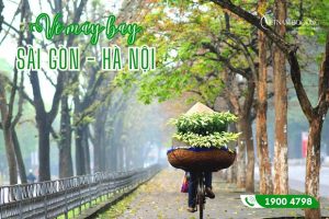 Vé máy bay giá rẻ từ Tp. Hồ Chí Minh đi Hà Nội