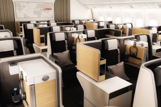 Ghế Thương gia Swiss International Air Lines