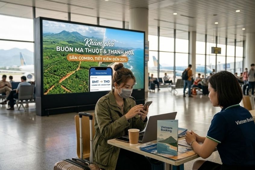 Mẹo đặt v&eacute; m&aacute;y bay Bu&ocirc;n Ma Thuột đi Thanh H&oacute;a tiết kiệm chi ph&iacute;