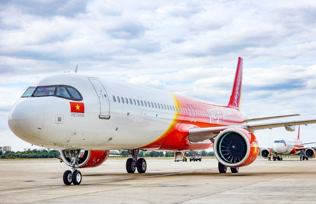 M&aacute;y bay Vietjet Air khai th&aacute;c chặng Cần Thơ đi Vinh