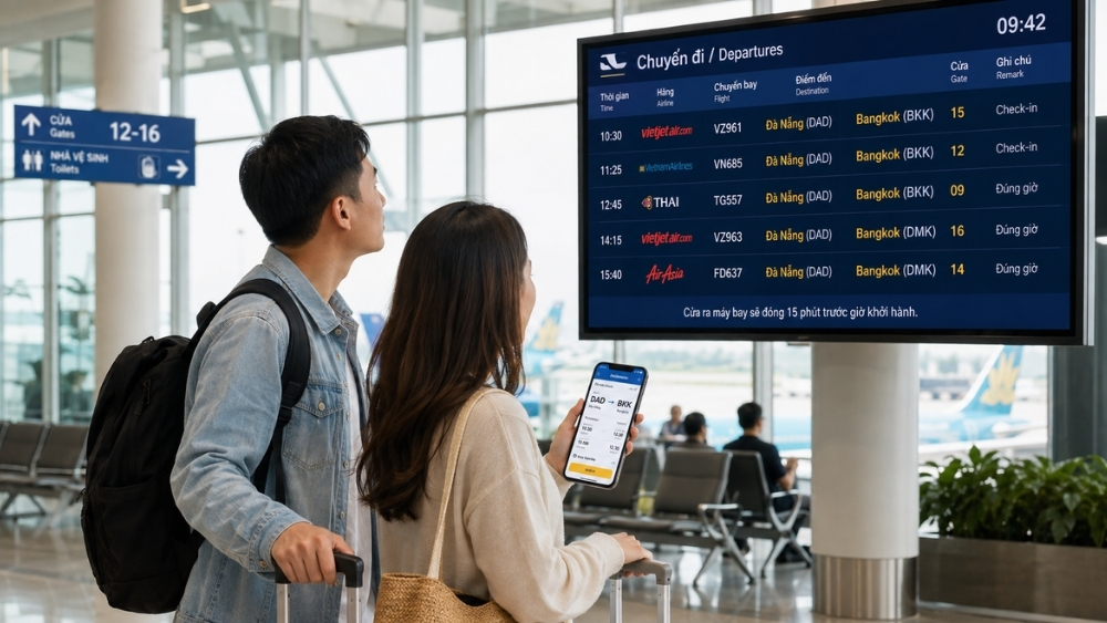 c&acirc;u hỏi về v&eacute; Đ&agrave; Nẵng Bangkok