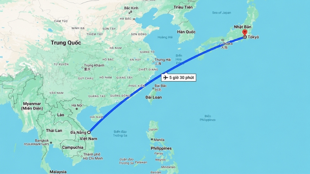 V&eacute; m&aacute;y bay từ Đ&agrave; Nẵng đi Tokyo