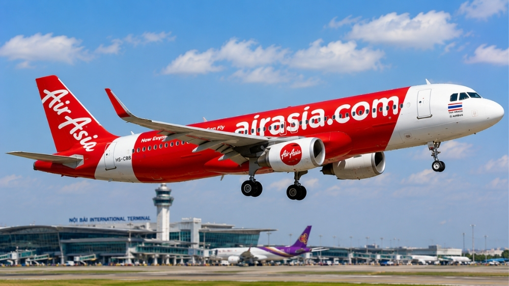 v&eacute; Thai AirAsia H&agrave; Nội đi Bangkok