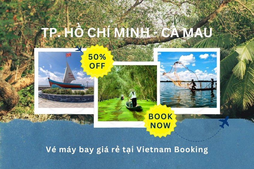 Săn ngay v&eacute; m&aacute;y bay từ TP. Hồ Ch&iacute; Minh đi C&agrave; Mau gi&aacute; rẻ tại Vietnam Booking