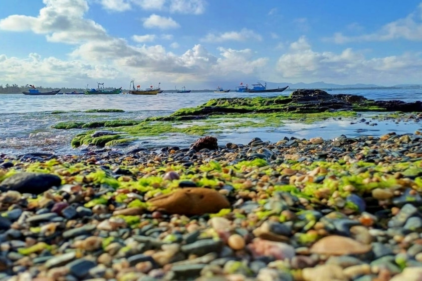 Khung cảnh b&igrave;nh y&ecirc;n tại B&agrave;n Than &ndash; H&ograve;n Mang &ndash; H&ograve;n Dứa thuộc x&atilde; Tam Hải, huyện N&uacute;i Th&agrave;nh, tỉnh Quảng Nam