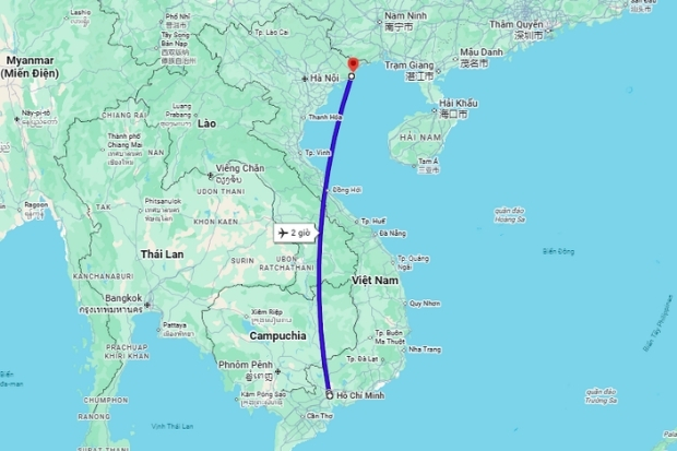 Chặng bay nối liền TP. Hồ Ch&iacute; Minh v&agrave; V&acirc;n Đồn nhanh ch&oacute;ng chỉ trong 2 giờ đồng hồ