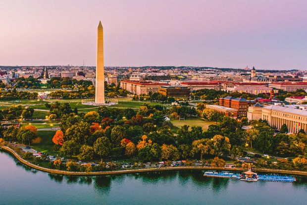 Đ&agrave;i tưởng niệm Washington (Washington Monument) &ndash; biểu tượng nổi bật của National Mall tại Washington, D.C.