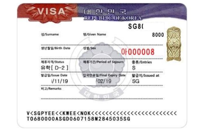 Thủ tục xin visa D2-2 Hàn Quốc