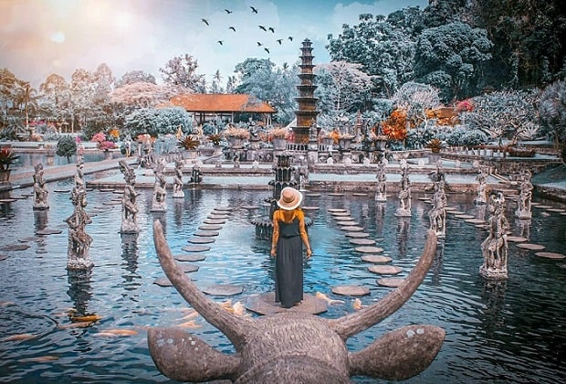 kinh nghiệm du lịch đảo Bali - Cung điện nước Tirta Gangga