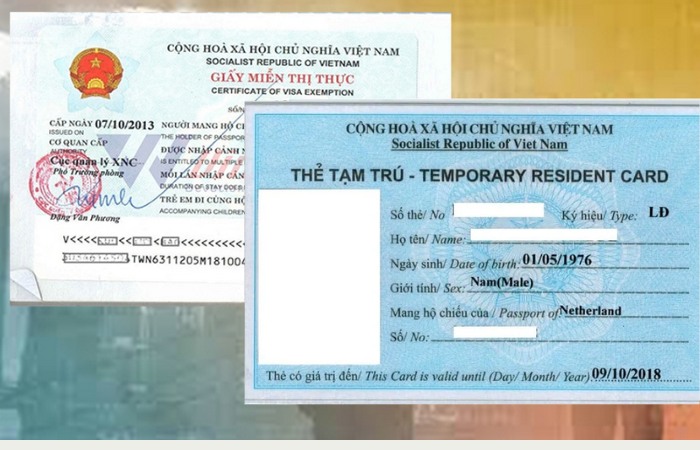thẻ tạm trú Việt Nam