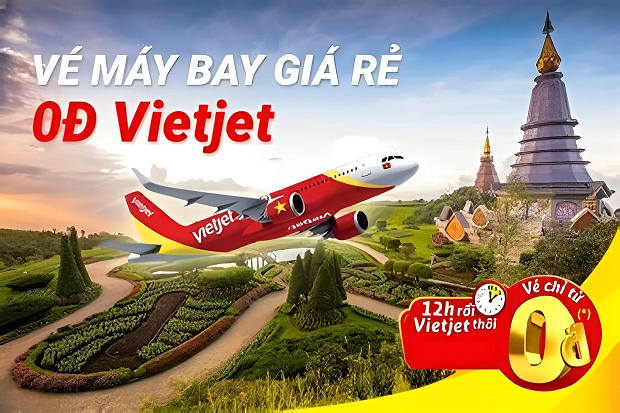 Khuyến m&atilde;i v&eacute; m&aacute;y bay Vietjet Air