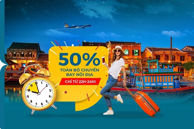 Khuyến m&atilde;i nội địa của Vietjet Air