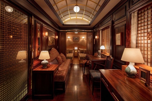 Phòng nghỉ trên con tàu Seven Stars Nhật Bản