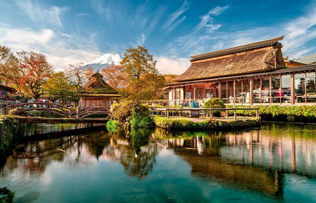 du lịch Nhật Bản lần đầu - Làng Oshino Hakkai 