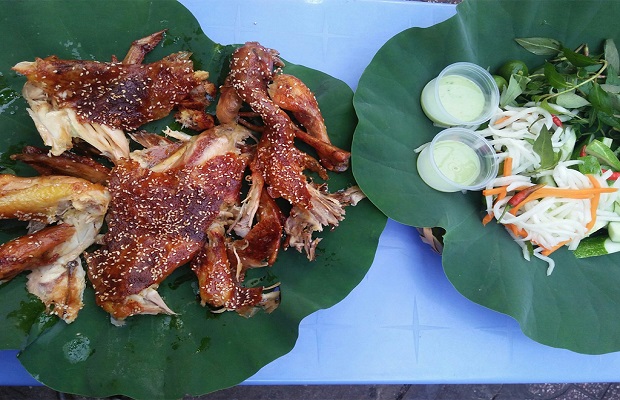 gà đốt kampot - Những món ăn kèm với gà đốt Kampot