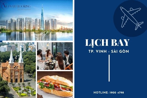 LỊCH KHAI THÁC CHUYẾN BAY TẠI SÂN BAY VINH TRONG NGÀY