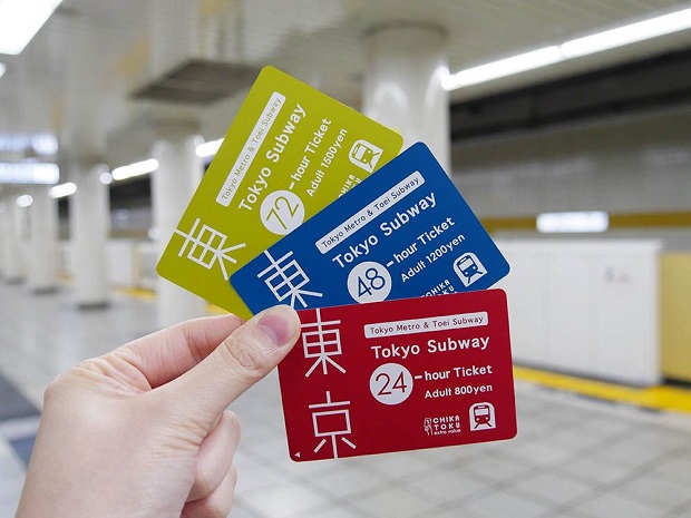 Phân biệt các loại thẻ phương tiện công cộng Nhật Bản - tokyo subway ticket