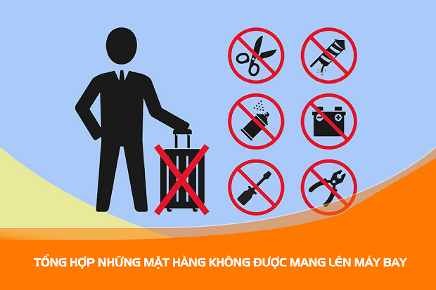 Quy định hành lý không được đem lên máy bay đi Đà Nẵng