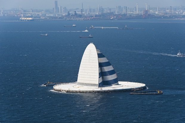 Thiết kế và kiến trúc của tòa tháp Gió nổi giữa vịnh Tokyo Nhật Bản