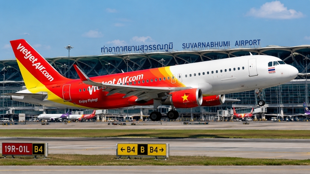 v&eacute; m&aacute;y bay đi Bangkok Vietjet